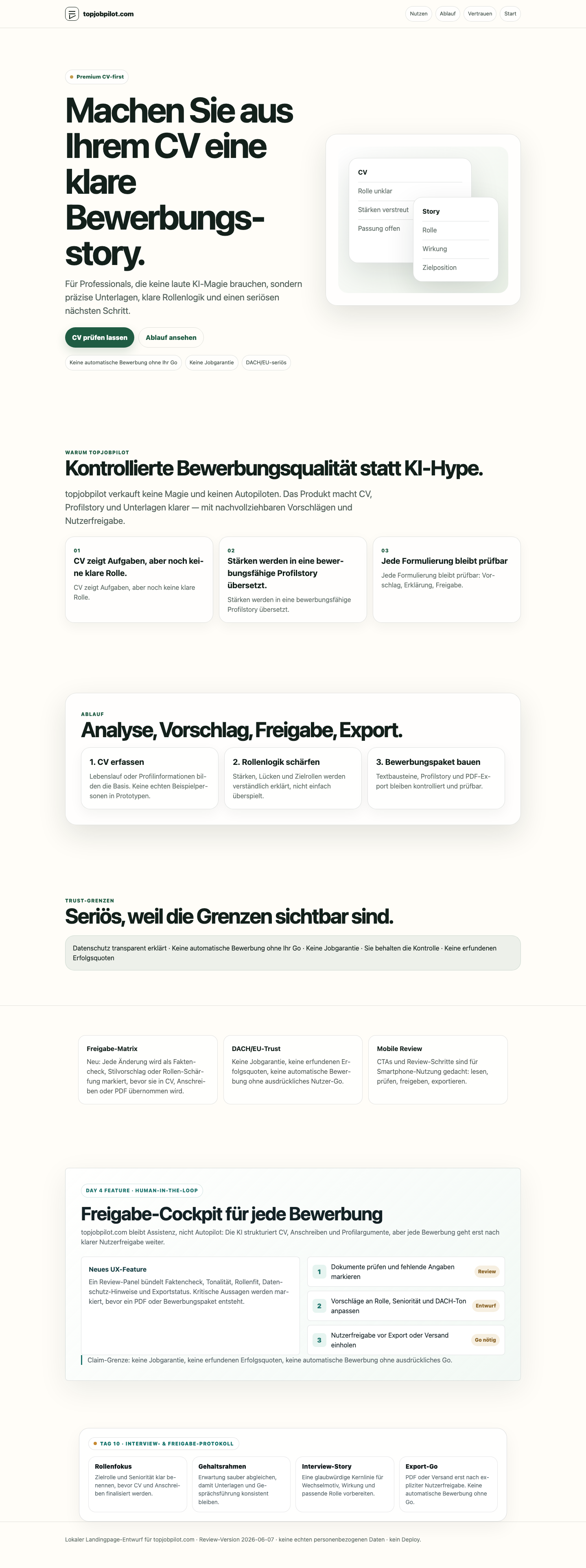 CV Clarity Premium